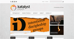 Desktop Screenshot of katalystchurch.org