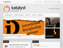 Tablet Screenshot of katalystchurch.org